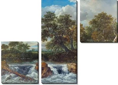 Картина Пейзаж с водопадом