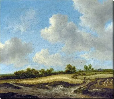 Картина Пейзаж с пшеничным полем