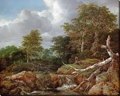 Картина Лесная сцена