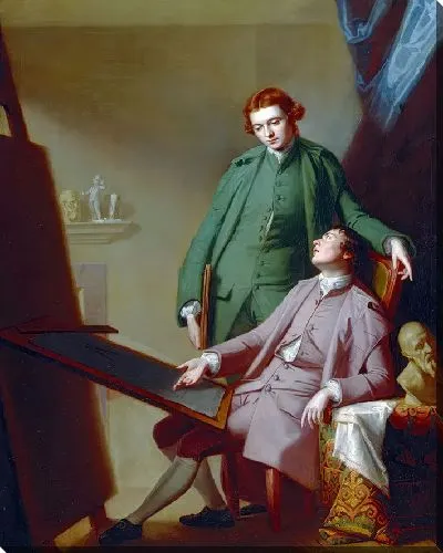 Картина Разговор (Братья-художники Питер и Джеймс Ромни)