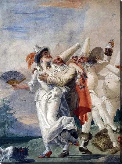 Картина Влюбленный Панчинелло