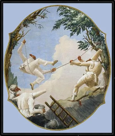 Картина Качели Пульчинеллы