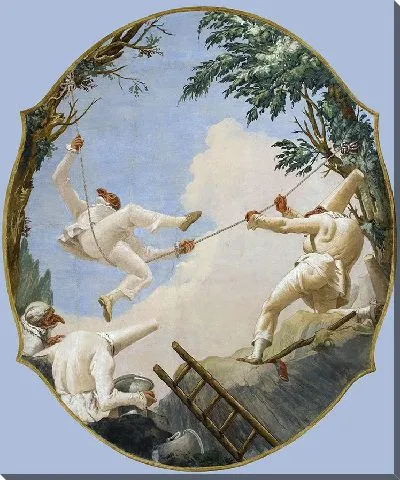 Картина Качели Пульчинеллы