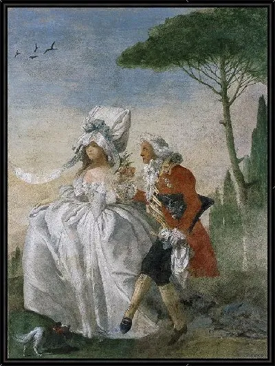 Картина Менуэт на вилле