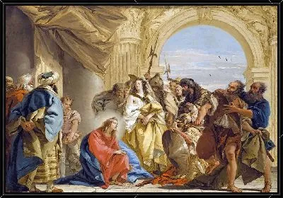 Христос и женщина, взятая в прелюбодеянии