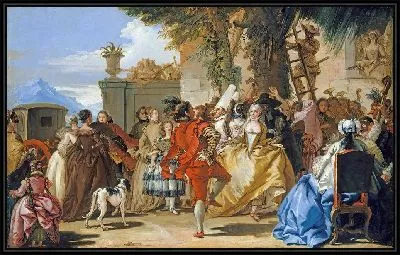 Танец в деревне