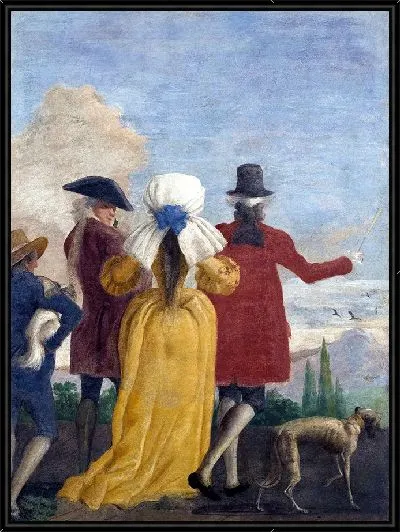 Картина Прогулка по вилле