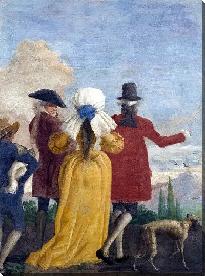 Картина Прогулка по вилле