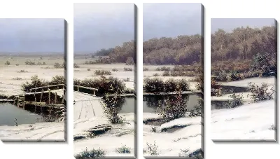 Картина Зимний пейзаж (Winter landscape) №8