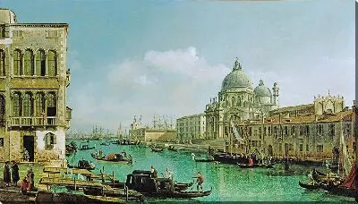 Картина Вид на Гранд-канал и Догану