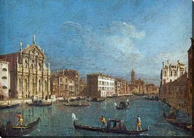 Картина Венеция, Гранд-канал, вид на северо-восток от церкви Босых Кармелитов