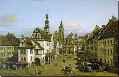 Картина Рынок в Пирне