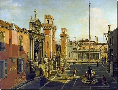 Картина Вход в Арсенал, Венеция