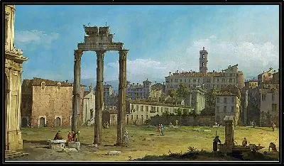 Картина Руины Форума, Рим