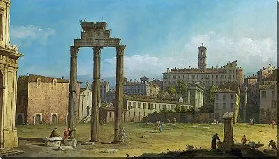 Картина Руины Форума, Рим