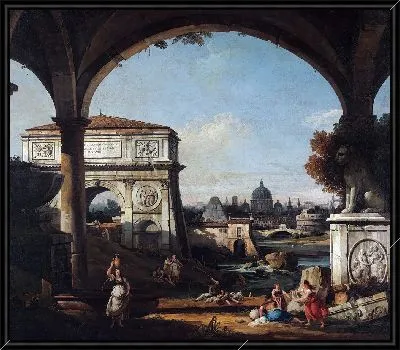 Картина Римский каприз с триумфальной аркой