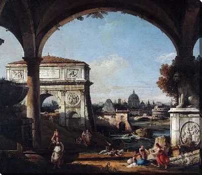 Картина Римский каприз с триумфальной аркой