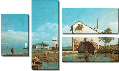 Картина Каприччио Лагуна, Венеция