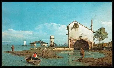 Картина Каприччио Лагуна, Венеция