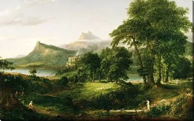 Картина Путь империи. Аркадское или пастушеское государство