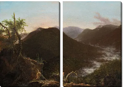 Восход солнца в горах Катскилл