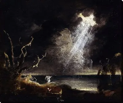 Картина Исследование для «Путешествия жизни. Старость»