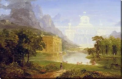 Картина Этюд для «Креста и мира» — Странник мира в своем путешествии