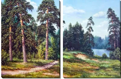 Картина Тропинка в лесу (The path in the woods) №2
