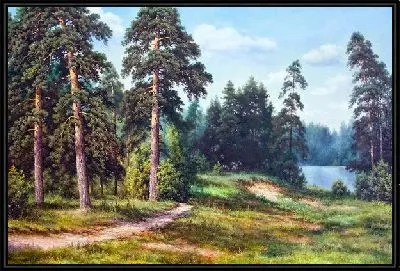 Картина Тропинка в лесу (The path in the woods) №2