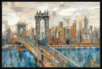 Бруклинский мост в стиле арт