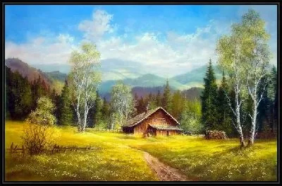 Картина Домик (Hut)