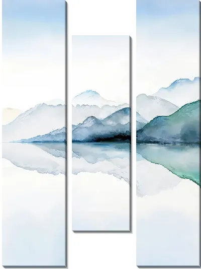 Модульная картина Туманные горы №7