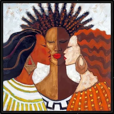 Три арт женщины