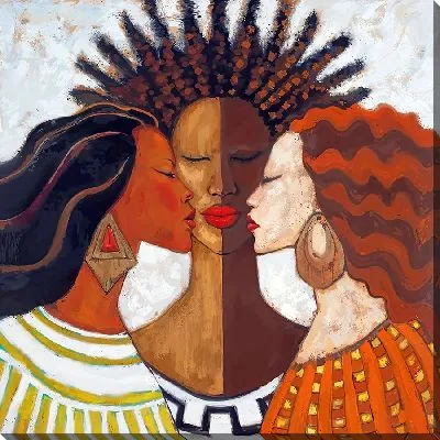 Три арт женщины