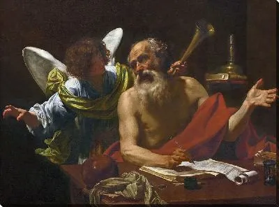 Картина Святой Иероним и ангел