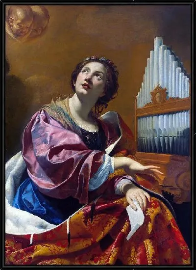 Картина Святая Сесилия