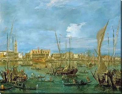 Картина Венеция из бассейна Сан-Марко-1