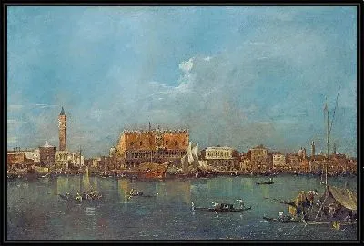 Картина Венеция из бассейна Сан-Марко