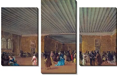 Картина Публичное Ридотто в Палаццо Дандоло