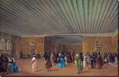 Картина Публичное Ридотто в Палаццо Дандоло