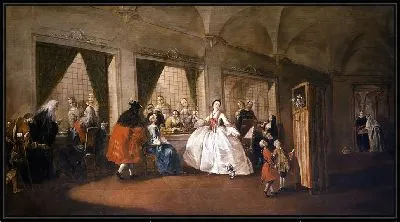 Картина Гостиная монахинь в Сан-Заккария