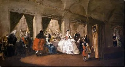 Картина Гостиная монахинь в Сан-Заккария