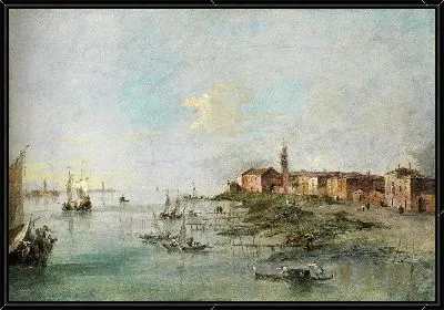 Картина Канал Джудекка с церковью Святой Марты