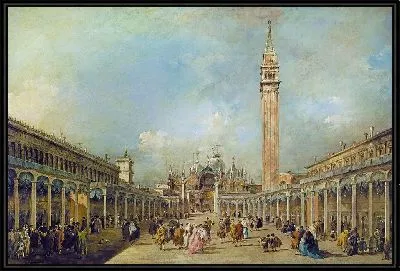 Картина Праздник Вознесения на площади Святого Марка