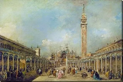 Картина Праздник Вознесения на площади Святого Марка