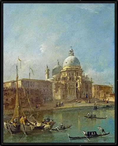 Картина Санта-Мария-делла-Салюте, Венеция.