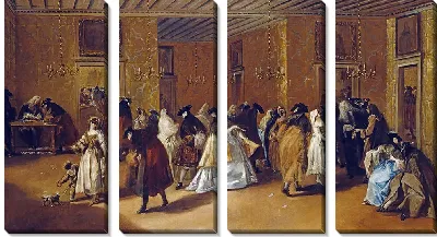 Картина Ридотто Палаццо Дандоло в Сан-Мойзе