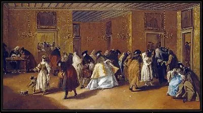 Картина Ридотто Палаццо Дандоло в Сан-Мойзе