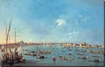 Картина Регата на канале Джудекка