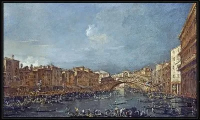 Картина Регата у моста Риальто